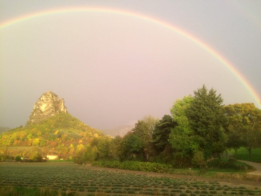 Le roc de Saoû, dans la Drôme