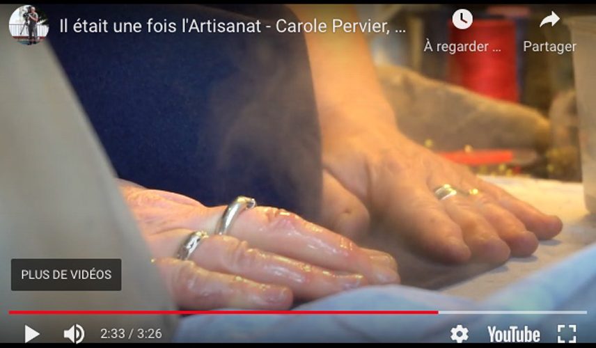 Mise en forme d'une feutre - le métier de la modiste