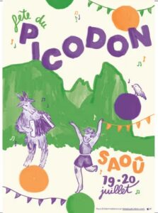 Affiche Fête du Picodon à Saoû 2025
