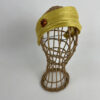 Bandeau en fibre de banane jaune citron