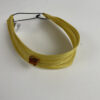 Bandeau en fibre de banane jaune citron