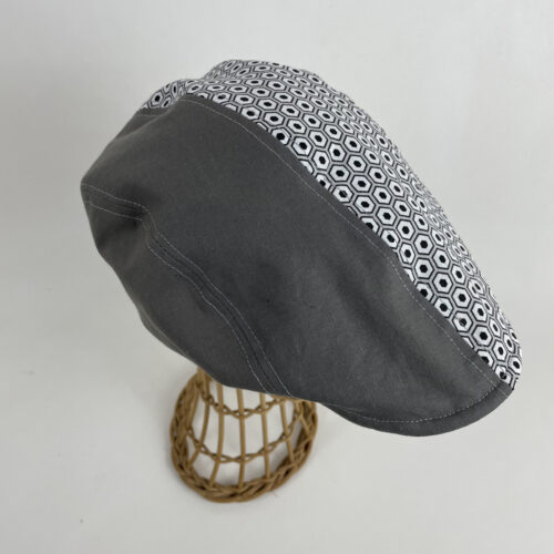 Casquette plate en coton