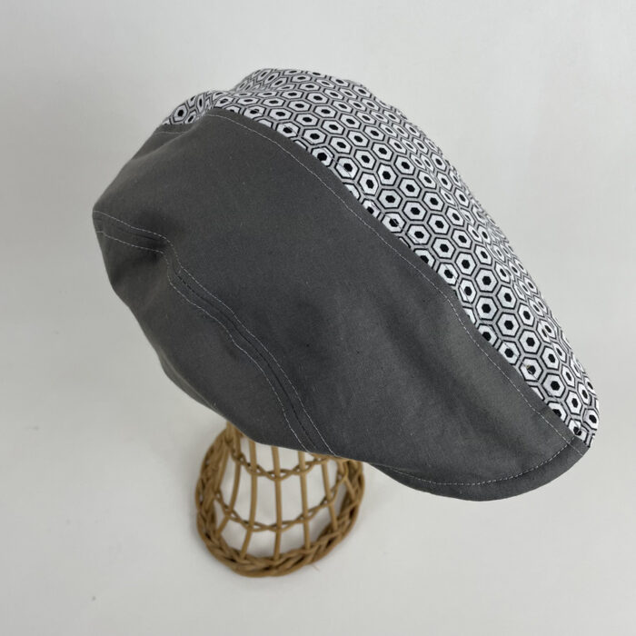 Casquette plate en coton