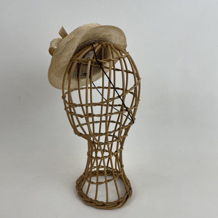 Bijoux de tête en sisal doré
