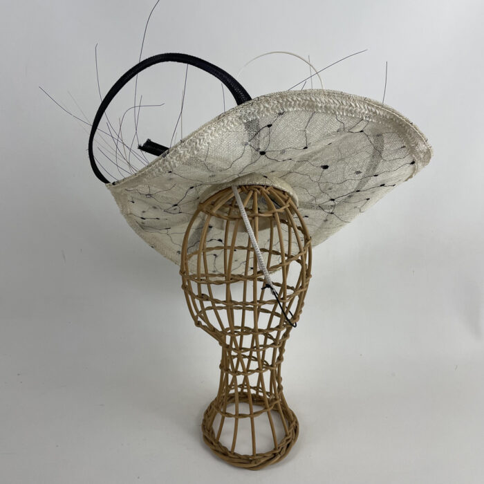 Bijoux de tête en fibres de sisal et buntal