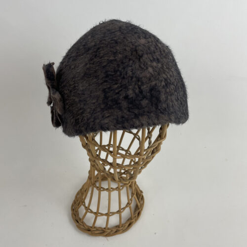 Bonnet en feutre flamand noir & marron
