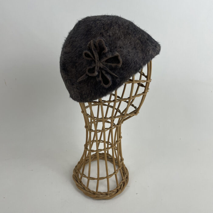 Bonnet en feutre flamand noir & marron