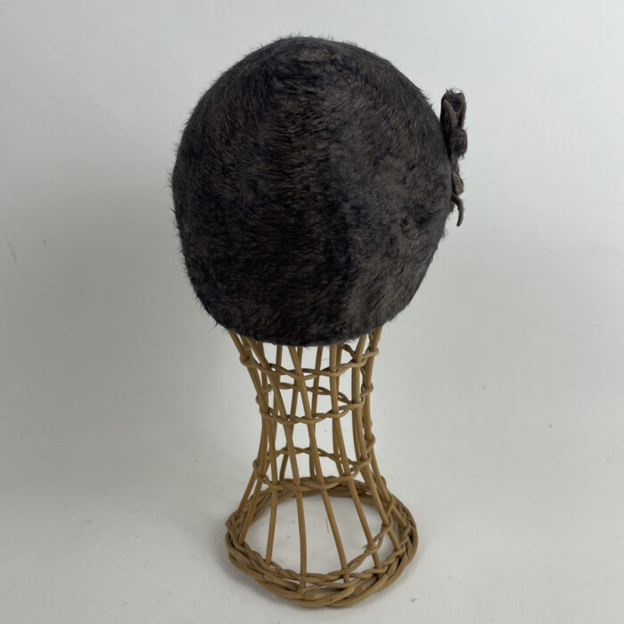 Bonnet en feutre flamand noir & marron