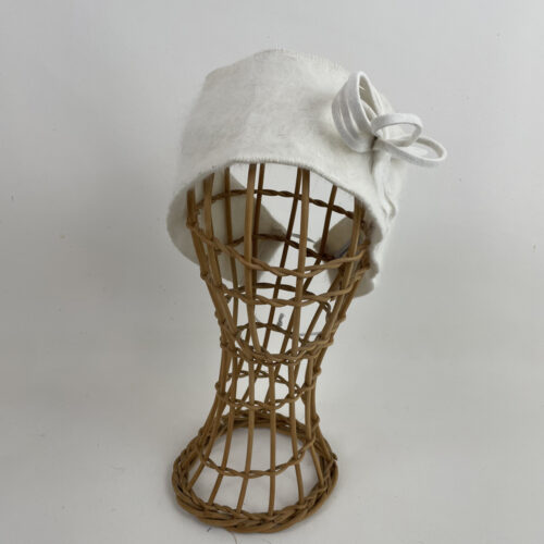 Bandeau en angora blanc