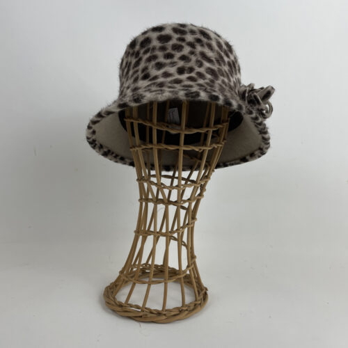 Cloche en feutre flamand leopard