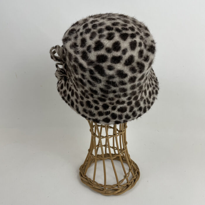 Cloche en feutre flamand leopard