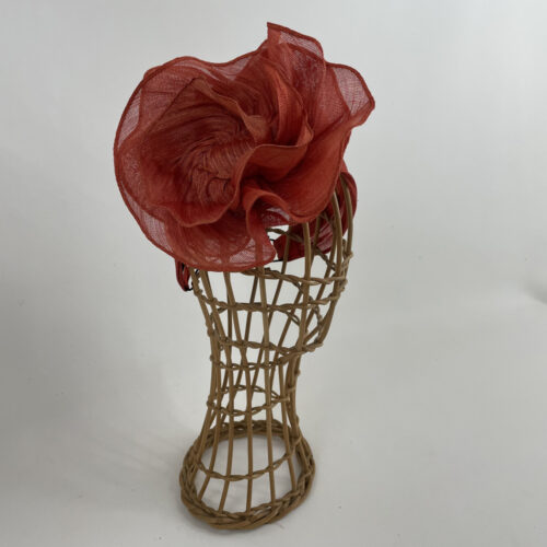 Bandeau en fibre de banane orange