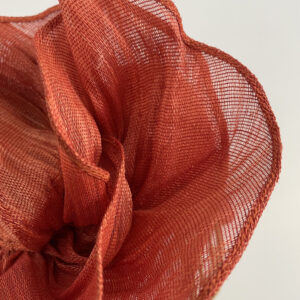 Bandeau en fibre de banane orange