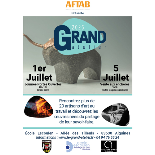 Grand Atelier 2026 – Aiguines (Var)
