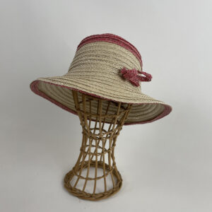 Chapeau de paille en raphia ligaturé